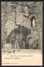 CPA Namur, Grotte N. D. de Lourdes à Rhisnes 