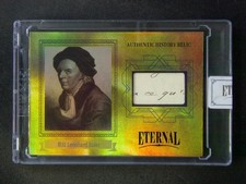 2024 Eternal Cuts Celebrities Authentic History Relic Leonhard Euler Gold /10