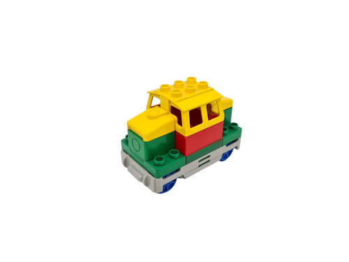 Lego train duplo vert - vert, chemin