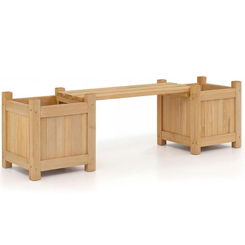 Banc bois avec - banc, 2