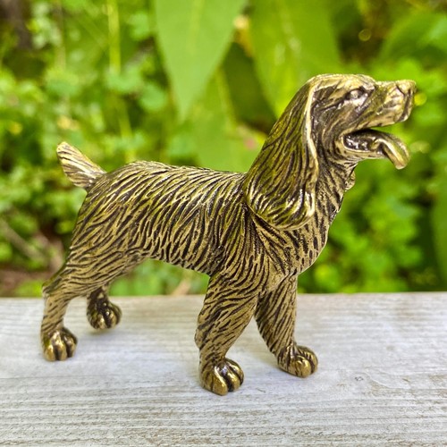 Solid brass cocker spaniel - brass,