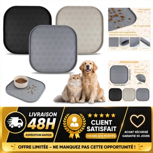 Lot tapis gamelle chat - 3,