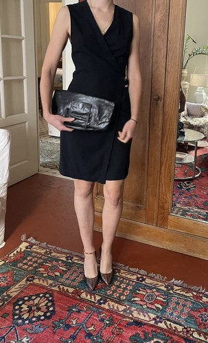Sac pochette lamarthe cuir - lamarthe, en