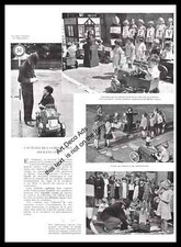 1938 Road Safety for Children UK Road Prevention, Antique Pedal Car 