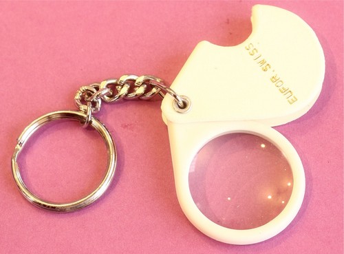 Porte clé loupe eurofor - porte-clé, loupe,