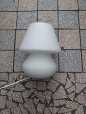 lampe champignon Habitat en verre vintage des années 80-90