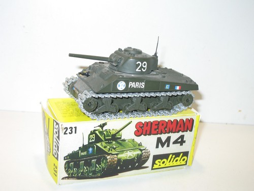 Solido char sherman militaire - char,