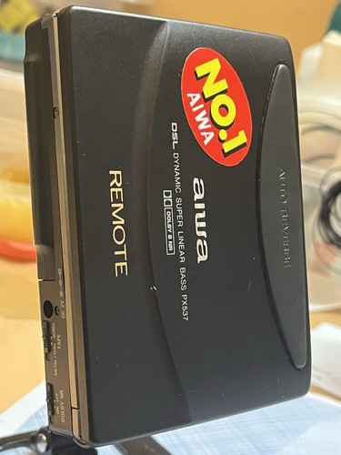 Aiwa portable cassette - aiwa,