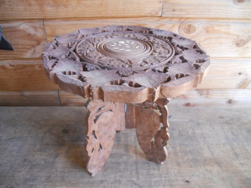 Porte plante bois ancien - bois,