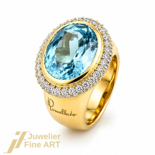 Pomellato avec topaze bleue - avec,