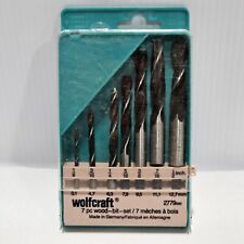 Wolfcraft 2779 7pc wood bit set made in germany