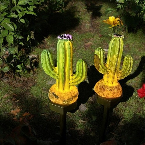 Lampe plante solaire - plante, verte