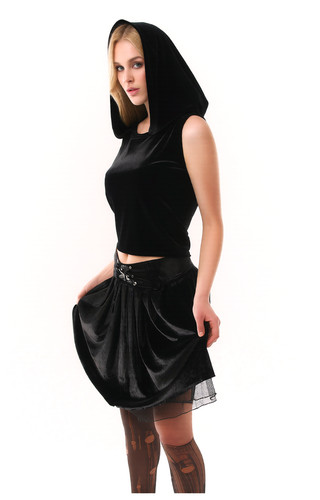 Minijupe velours jupe - minijupe,