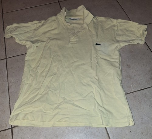 Polo lacoste jaune - polo,