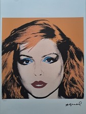 Lithographie signée Andy Warhol - Debbie Harry - certificat Leo Castelli