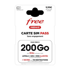 Carte SIM prépayée Free