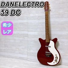 DANELECTRO 59DC Vintage Red Electric Guitar String Instrument Rare