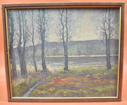 Peinture huile sur toile - l'huile,