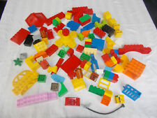 LEGO DUPLO Various Brick Red Green Blue Bridge Lot 