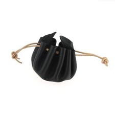 Bourse en cuir véritable NOIR