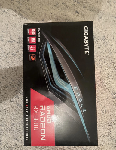 Gigabyte radeon 6600 eagle - rx,