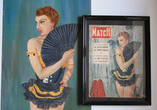 Huile sur Panneau - Signé "