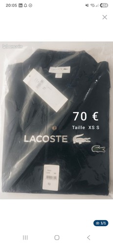 Polo manche courte lacoste - manche,