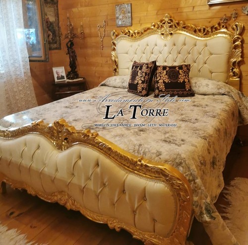Lit matrimonial anouk baroque - lit,