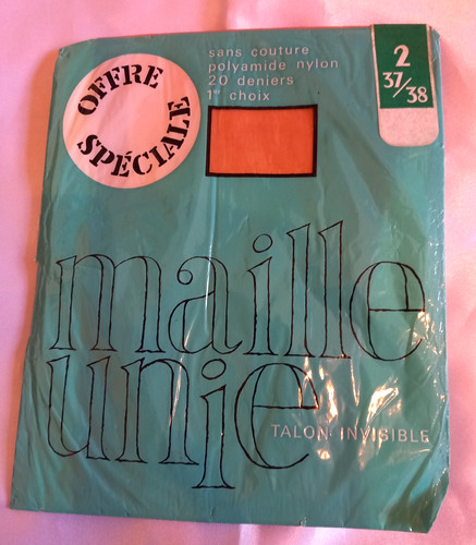 Bas nylon vintage maille - bas,