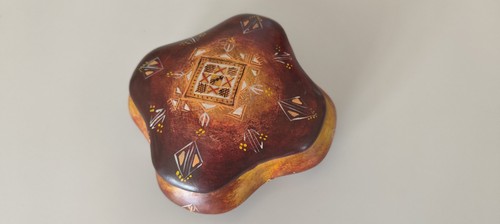 Poterie boite motifs berbères - motifs,