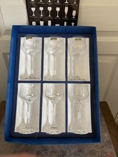 Ancien Coffret Lot 6 Verre Vin