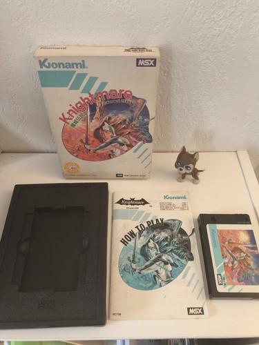 Knightmare msx jeu boite - en,
