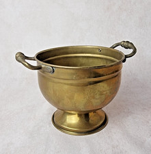 Petit Cache-Pot Ancien Laiton