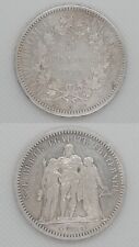 Pièce de 5 Francs en Argent daté de 1873 A