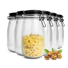 6 Jars 1,4L Avec Couvercle en
