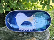 Grand plat Jean Robert Cloutier céramique Chambost Vallauris Capron Blin Picault