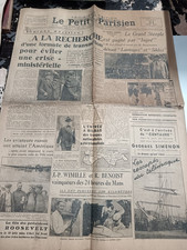 JOURNAL LE PETIT PARISIEN 21