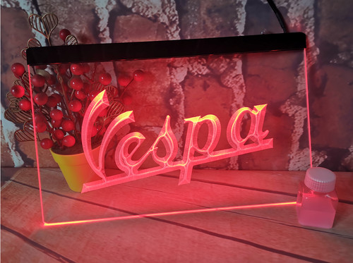 Vespa led neon light - light, for