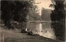 Old postcard Paris 12th Le Bois de VINCENNES picturesque Lake and Ducks (672568)