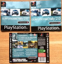 COLIN MCRAE RALLY 2.0 - JAQUETTES AVANT & ARRIÈRE + NOTICE SONY PS1 PAL FRA vf