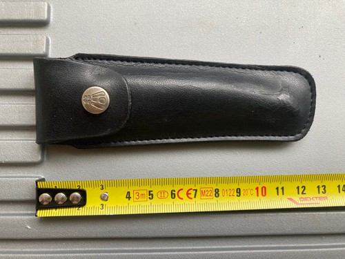 Ancien etui cuir - ancien, couteau