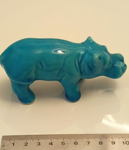 Hippopotame faience origine - hippopotame,