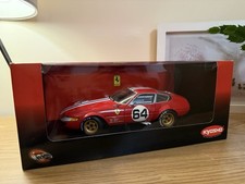 Hot Wheels Kyosho 1/18 Ferrari 365 GTB 24h Daytona 1977 #64 Newman Minter Forbes