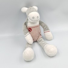 Doudou Ane Paco gris rayé