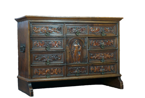 Ancien meuble cabinet - meuble, de