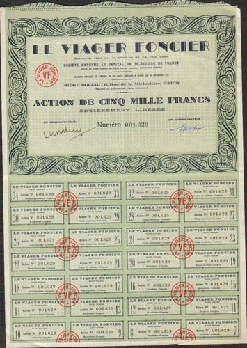 Rare le viager foncier - =>,