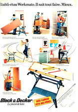 Advertising 0924 1983 Black & Decker Established Workmate The Pleasure of