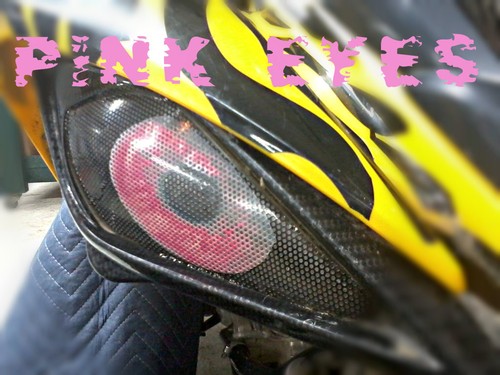 Yamaha raptor 660 rose - yamaha, yeux