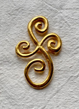 BROCHE Métal Doré Paloma