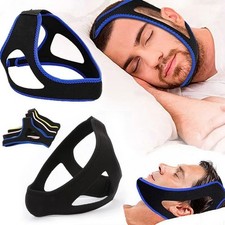 Ceinture anti-ronflement mentonnière homme femme sommeil nuit confort